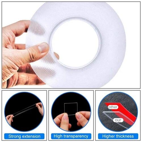 Ivy Grip Double Sided Tape Heavy Duty - Multipurpose Removable Traceless Mounting Adhesive Tape