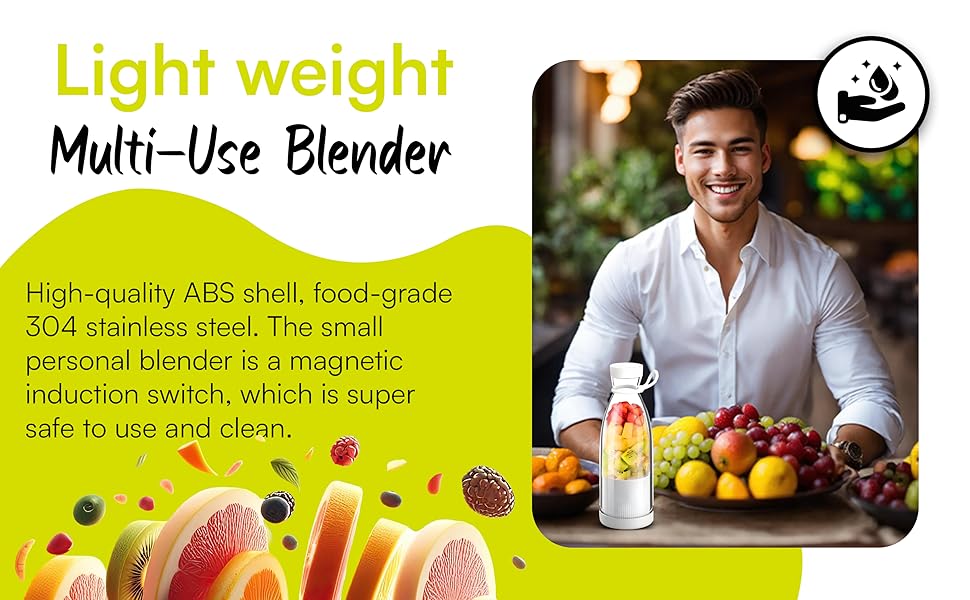 USB Rechargeable Portable Mini Juicer Blender